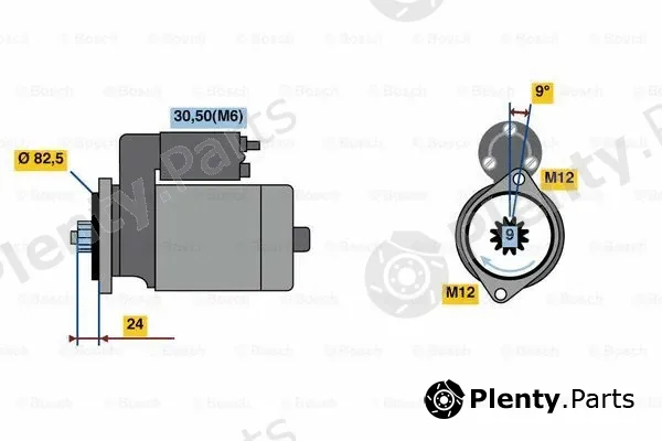Bosch 0001125602 — Starter