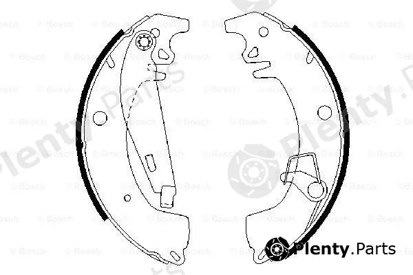 Bosch 0986487332 — Brake Shoe Set