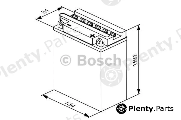 Bosch 0092M4F320 — Starter Battery M4 Fresh Pack