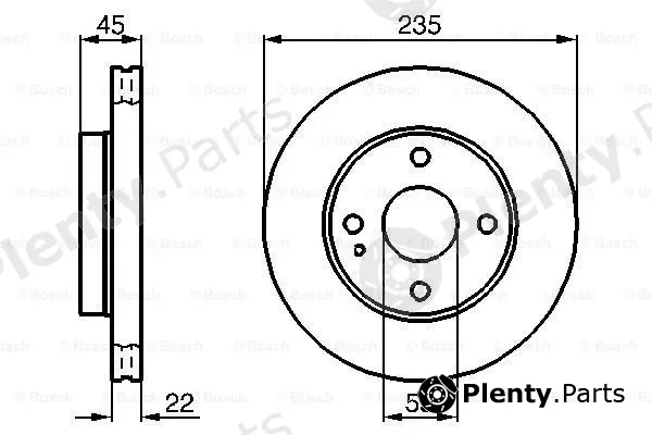 Bosch 0986478219 — Brake Disc