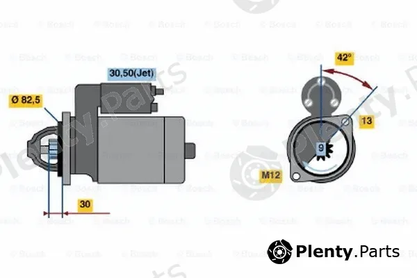 Bosch 0001107421 — Starter