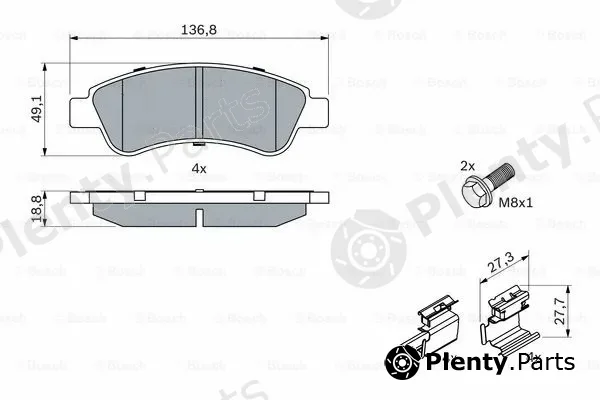 Bosch 0986494623 — Brake Pad Set, disc brake