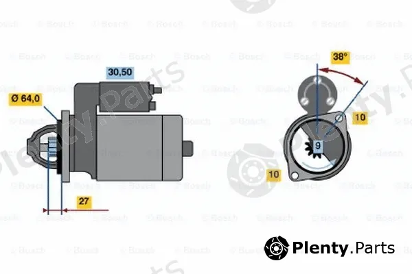 Bosch 0001106403 — Starter