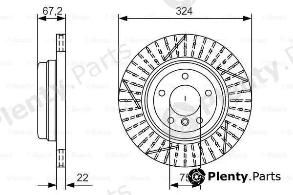 Bosch 0986479A78 — Brake Disc