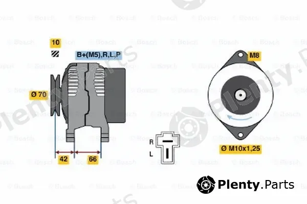 Bosch 0986035791 — Alternator