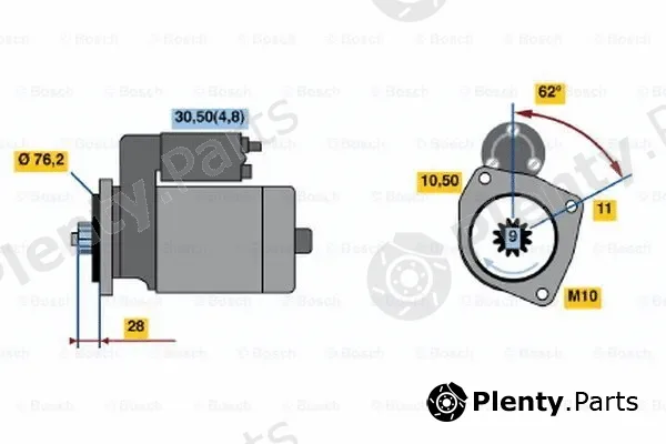 Bosch 0001125521 — Starter