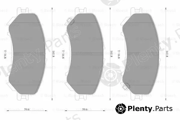 Bosch 0986AB3541 — Brake Pad Set, disc brake