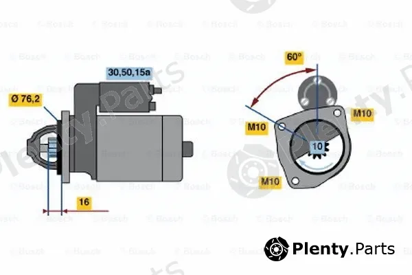 Bosch 0986010390 — Starter