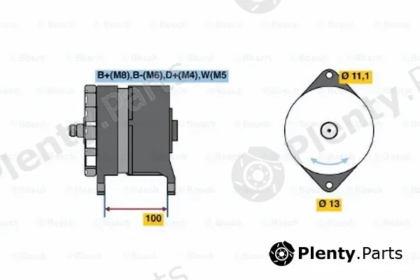 Bosch 0120468144 — Alternator