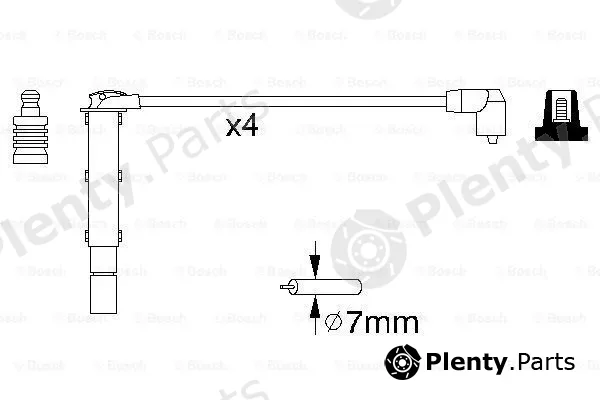 Bosch 0986356787 — Ignition Cable Kit