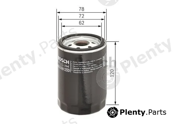 Bosch 0451103344 — Oil Filter