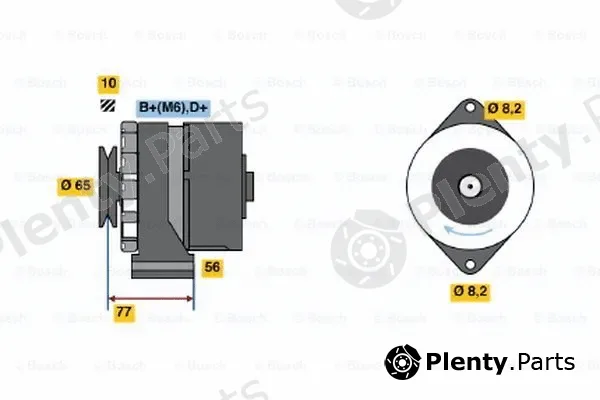 Bosch 0986030870 — Alternator