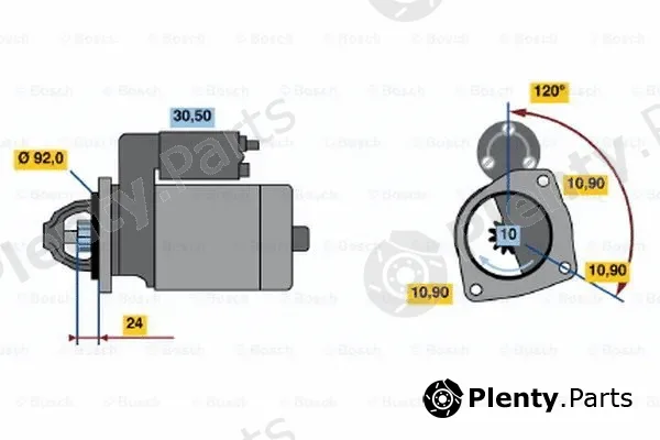 Bosch 0986013180 — Starter