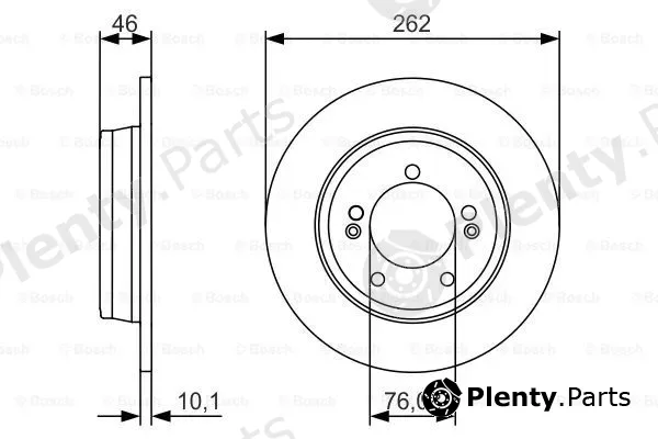 Bosch 0986479A16 — Brake Disc