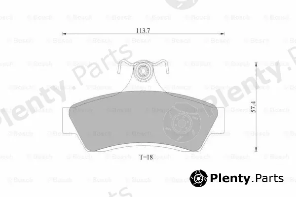 Bosch 0986AB9074 — Brake Pad Set, disc brake