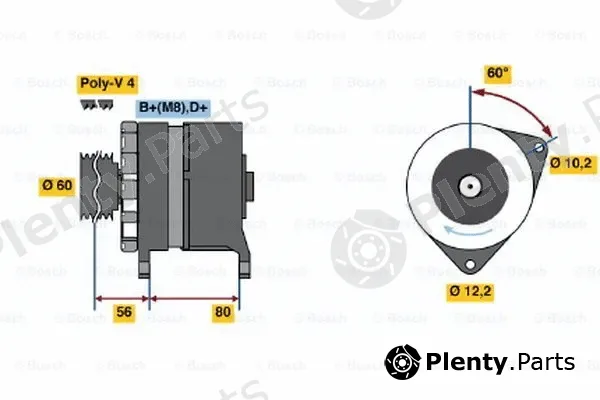 Bosch 0120469029 — Alternator