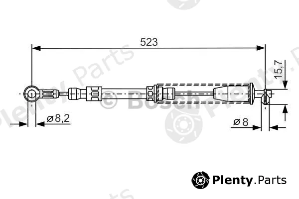 Bosch 1987482108 — Cable Pull, parking brake