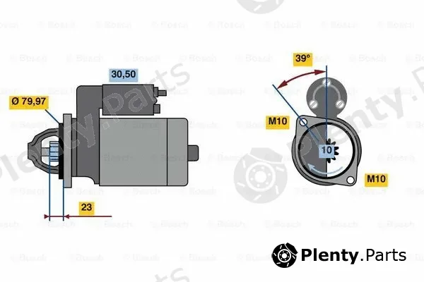 Bosch 0001109393 — Starter