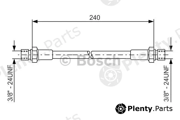 Bosch 1987476288 — Brake Hose