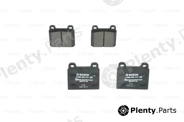 Bosch 0986460113 — Brake Pad Set, disc brake