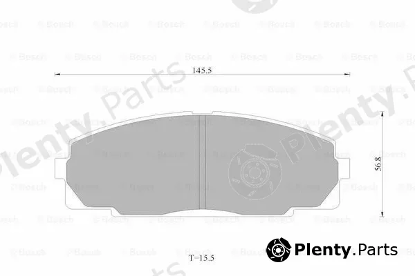 Bosch 0986AB4399 — Brake Pad Set, disc brake