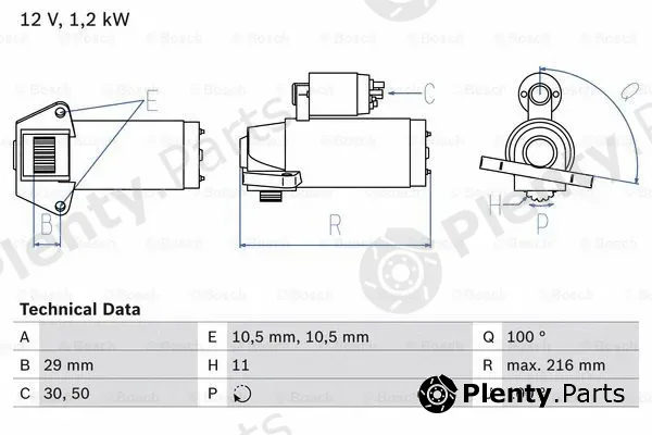 Bosch 0986028010 — Starter