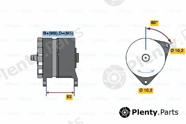 Bosch 0120469845 — Alternator