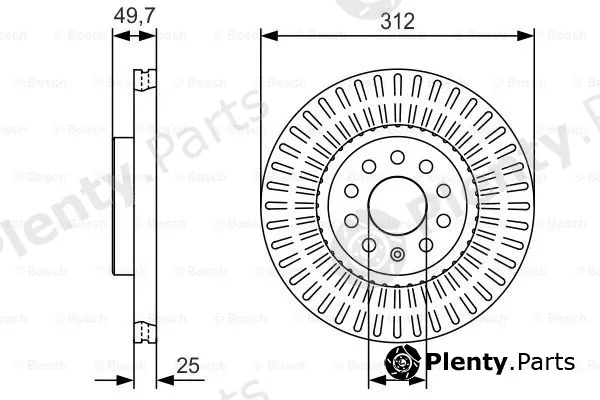 Bosch 0986479C29 — Brake Disc