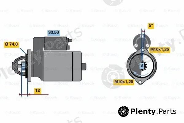 Bosch 0986015031 — Starter