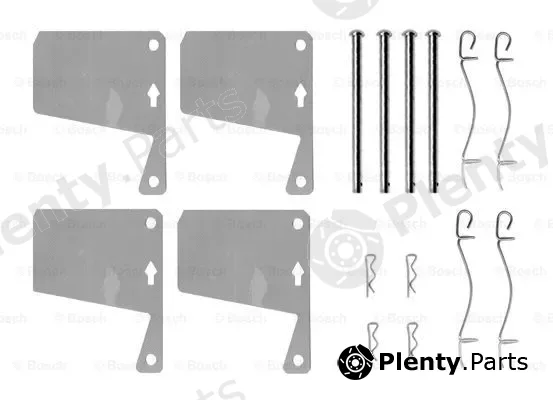 Bosch 1987474601 — Accessory Kit, disc brake pad