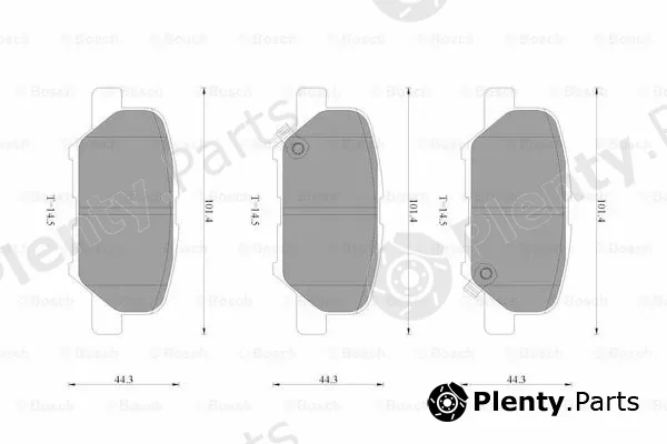 Bosch 0986AB3537 — Brake Pad Set, disc brake