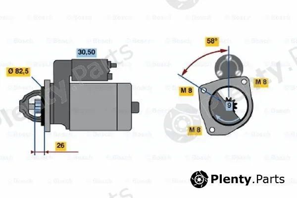 Bosch 0001218131 — Starter