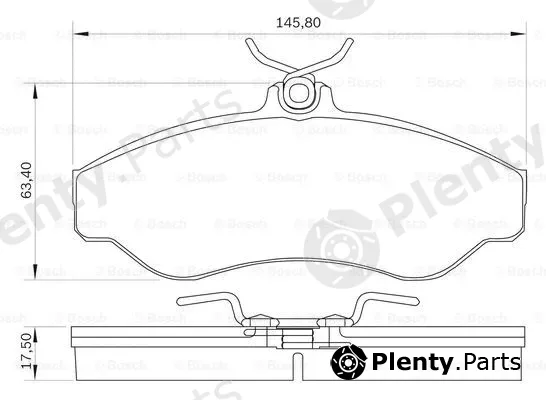 Bosch 0986BB0041 — Brake Pad Set, disc brake