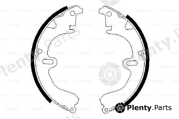 Bosch 0986487203 — Brake Shoe Set