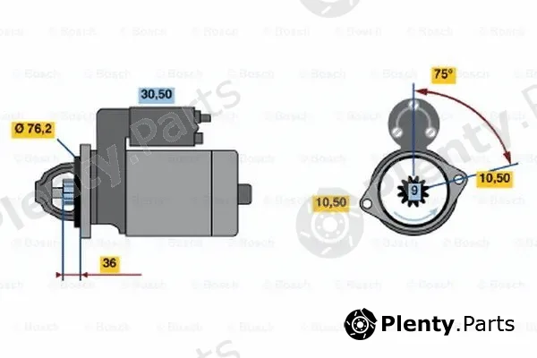 Bosch 0001212208 — Starter