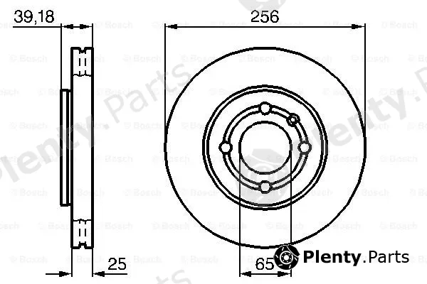 Bosch 0986479054 — Brake Disc