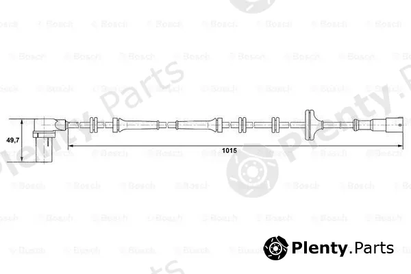 Bosch 0265006306 — Sensor, wheel speed