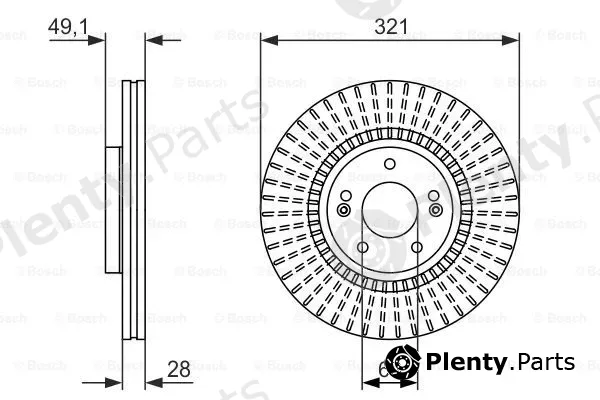 Bosch 0986479786 — Brake Disc