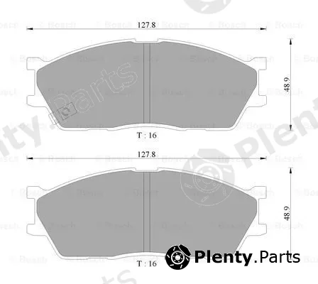 Bosch 0986AB9105 — Brake Pad Set, disc brake