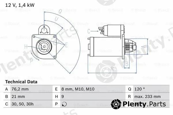 Bosch 0986026220 — Starter