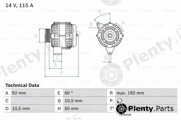 Bosch 0986037990 — Alternator
