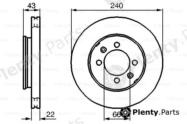 Bosch 0986478813 — Brake Disc