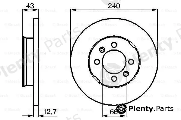 Bosch 0986478819 — Brake Disc
