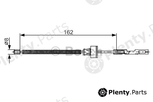Bosch 1987482278 — Cable Pull, parking brake