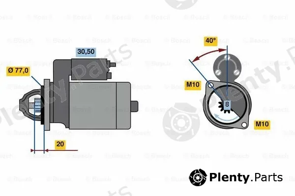 Bosch 0986023750 — Starter