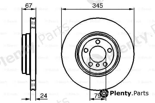 Bosch 0986479005 — Brake Disc