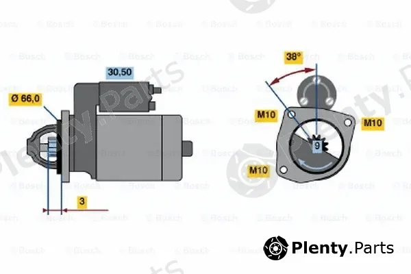 Bosch 0001112025 — Starter