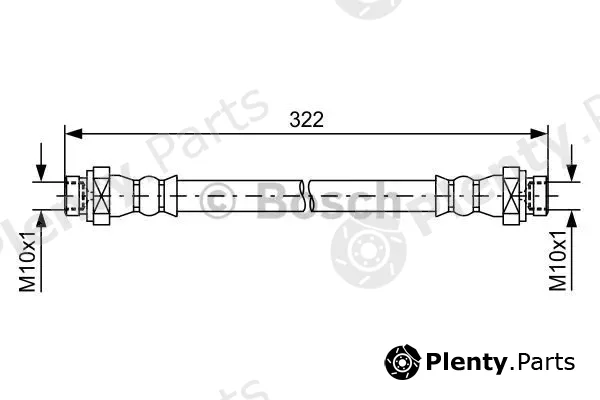 Bosch 1987481735 — Brake Hose