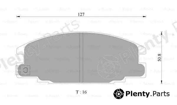 Bosch 0986AB9155 — Brake Pad Set, disc brake