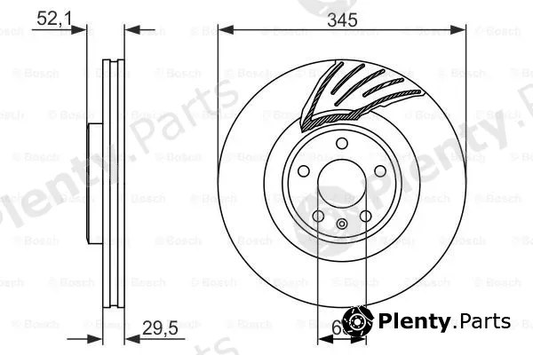 Bosch 0986479590 — Brake Disc